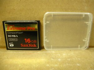 ▽SANDISK EXTREME PRO 16GB コンパクトフラッシュ CFカード 中古 サンディスク 90MB/s UDMA6 CompactFlash