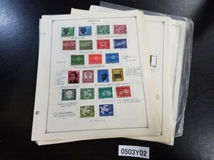 0503Y02 外国切手　ドイツ　西ドイツ　1960～　消印有り無し混在　まとめ　＊台紙に貼りつき有　写真、下にも多数掲載