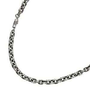 クロムハーツ Chrome Hearts PAPER CHAIN 18/ペーパーチェーン18inch サイズ:18inch シルバーネックレス 中古 OS06