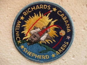 スペースシャトル アメリカ 宇宙飛行士 クルーパッチ NASA ワッペン/パッチ 刺繍 USA カスタム 古着 ① 465
