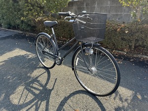 デッドストック☆丸石自転車　テイクオフ　２７型内装４段　147ｃｍ～　自動点灯　ハンドルロック　マットブラック　未使用車