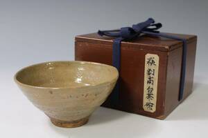 【英】B158 時代 出雲釘彫伊羅保茶碗 日本美術 茶道具 骨董品 美術品 古美術 時代品