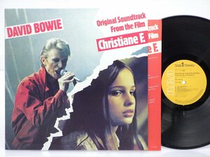 David Bowie(デヴィッド・ボウイ)「Original Soundtrack From The Film Christiane F」LP/RCA Records(RPL-8130)/洋楽ロック