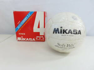 KL30【 MIKASA2 】 ミカサバレーボール MGV4 検定球 オリンピック公式試合球 天然皮革 デッドストック品 当時物 MG-V4 未使用 動作未確認