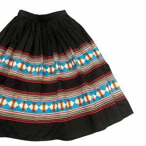 ビンテージ　セミノール　パッチワーク　スカート　70’s 80’s 古着　ネイティブ　インディアン　vintage Seminole 