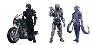 【セット出品】掌動-XX 仮面ライダーBLACK SUN＆バトルホッパーセット　＋　仮面ライダーSHADOWMOON＆蟷螂怪人セット　未開封新品