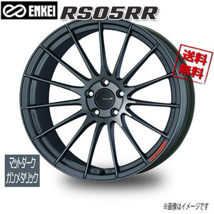 ENKEI エンケイ RS05RR マットダークガンメタリック 19インチ 5H112 8.5J+35 4本 66.5 業販4本購入で送料無料