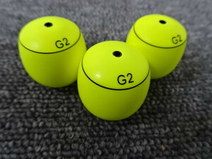 （K-2676）★おすすめ！★　黒鯛遠投　新ちゃんウキ　G2号　3個セット