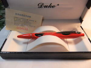 2004年上海F1カーレース　公式モデルDUKE万年筆　１８K　D-F1-F　入手困難　F1カーレース中国での初開催記念万年筆