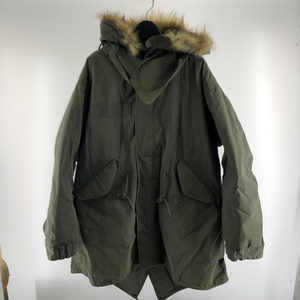 【中古】HOUSTON 5410 M-65 PARKA DLA100-83-C-0526 サイズS　ヒューストン モッズコート フード ファー　　[240017612122]