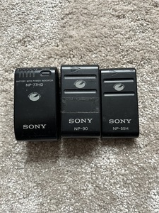 SONY バッテリー NP-55H、NP-90、NP-77HD 3個セット