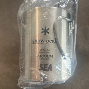 新品未使用　SNOW PEAK X WIND AND SEA ステンレス真空マグ300MLスノーピーク snow peak マグカップ キャンプ