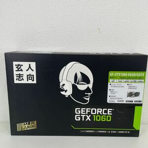 G◎ 玄人志向 NVIDIA GEFORCE GTX 1060搭載 PCI-Express グラフィックボード（GDDR5Xモデル) 中古