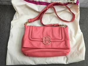 42567　TORY　BURCH　トリーバーチ　レザー　ショルダー　フラップ　