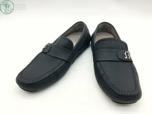 2404603460　☆ Salvatore Ferragamo サルヴァトーレフェラガモ ドライバー ローファー ブラック系 サイズ 8 メンズ ブランド 中古