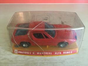 ポリトーイ 1/25 アルファロメオ モントリオール Alfa Romeo Montreal エンジン欠品 ケース割れあり 美品