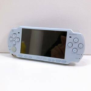 122【中古】SONY PlayStation Portable 本体 PSP-2000 ライトブルー プレイステーションポータブル PSP バッテリーなし 動作未確認 現状品