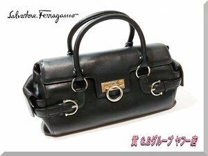 ☆Salvatore Ferragamo☆フェラガモ ガンチーニ金具 ハンドバッグ AQ-21 5355 送料無料！