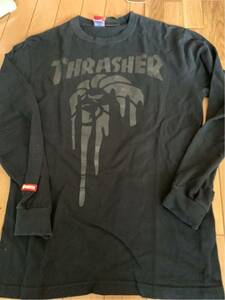 THRASHER(スラッシャー )×NESTA コラボデザイン ロングTシャツ