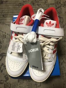 新品未使用　タグ付き adidas forum 84 low GY5848 レッド　 US9 27.0cm フォーラム