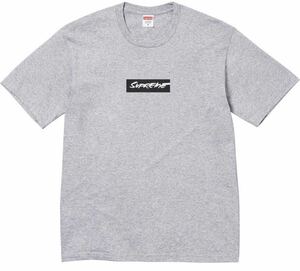 Lサイズ Supreme Futura Box Logo Tee Heather Grey ヘザー グレー ブラック シュプリーム フューチュラ ボックス ロゴ ティー