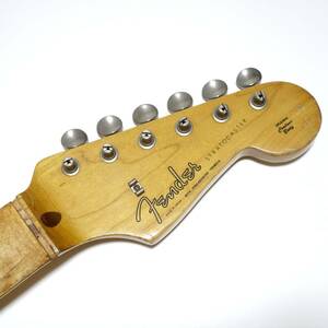 FENDER JAPAN ST57-65 82年製 JVシリアル ストラトキャスターネック スキャロップ指板加工あり ジャンク品