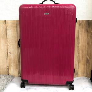 5/7まで38%OFF!! 限定 【ルビーレッド】超稀少★ RIMOWA サルサエアー 91L 10泊　ピンク 限定色 820.70.22　正規品　リモア　スーツケース