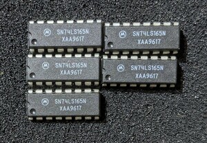 IC Motorola SN74LS165N 5個セット
