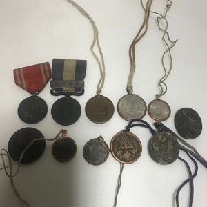 【E012】勲章 徽章 旧日本軍 日本赤十字社 従軍記章 メダル 支那事変 など 記念硬貨 まとめて