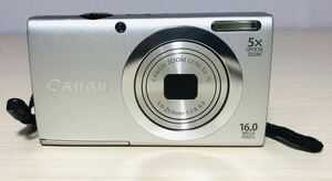 KGNY3980 Canon キャノン PowerShot A2400IS HD コンパクトデジタルカメラ デジカメ PC1731 16.0 MEGA PIXELS シルバー 現状品