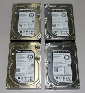 ★DELL SAS 6TB 12 Gb/s HDD 3.5インチ 7200RPM 　★中古動作品★（4台セット合計 24TB）