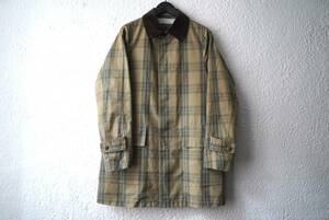 SHORT COAT S.H.D CHECK コットンチェックフィールドジャケット ステンカラーコート / Nigel Cabourn(ナイジェルケーボン)