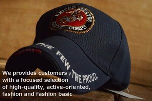 United States Marine Corps キャップ 帽子 メンズ 7998818 9009978 S-4 NAVY ネイビー 新品 1円 スタート