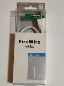 【中古動作未確認品】ELECOM FireWire for Mac　IEEE1394ケーブル　IE-991WH