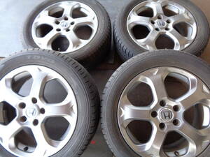 Ａ86　サマー用ＴＯＹＯ　205/55Ｒ17+アルミホイール付　114.3-5Ｈ　17×6Ｊ55　バリ山　ホンダ純正　中古４本セット！