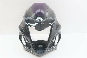 1円スタート:GSX1300Rハヤブサ[71社外A-TECH　エーテック　ブラックダイアモンド　アッパーカウル]検隼　HAYABUSA｝G