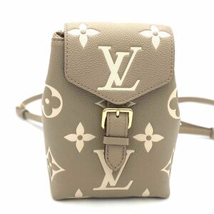 未使用品 ヴィトン アンプラント タイニー バックパック ショルダー トゥルトレール クレーム ICチップ バイカラー 2way LOUIS VUITTON