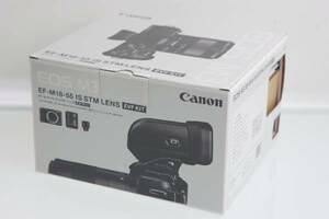  希少未開封品●Canon ミラーレス一眼カメラ EOS M3 レンズEVFキット(ブラック) EF-M18-55mm F3.5-5.6 IS STM 付属 M3BK-1855ISSTMLEVFK