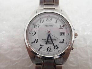 D534-60-M　CITIZEN シチズン REGUNO レグノ H415-S057515 電波ソーラー メンズ腕時計　中古稼働品　　レターパック