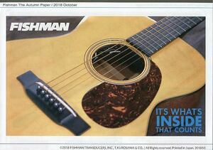 Fishman The Autumn Paper 2018 October フィッシュマン カタログ フライヤー チラシ フリーペーパー 中古