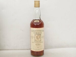 【未開栓・古酒】GORDON & MACPHAIL CONNOISSEURS CHOICE ARDBEG 1963 700ml 40% ウイスキー アードベッグ ▽ 6DF7B-33