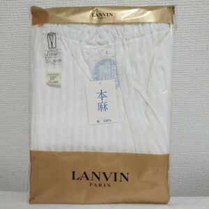 送料250円★ランバン★麻100％ スボン下★LLサイズ