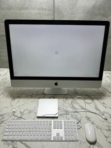 [0429] iMac 27インチ　マウス、キーボード付属　通電確認済み　A1419