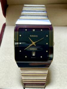 RADO DIASTAR 腕時計 黒文字盤　クォーツ