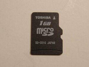 TOSHIBA 1GB microSDカード