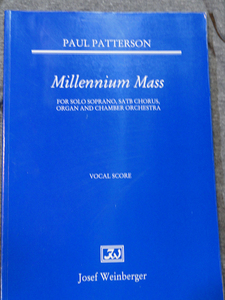 ポール・パターソン　Paul Patterson 「Millennium Mass」