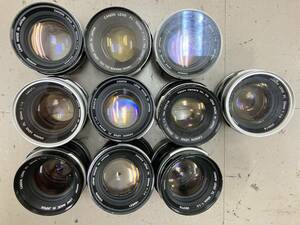 【大量10個】 キャノン Canon Lens FL 50mm F1.4 レンズ シリーズ まとめ ジャンク D125