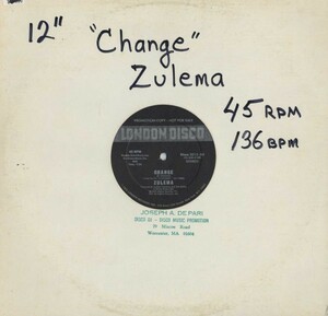 即決(12)CHANGE/ZULEMA *DANNY KRIVIT,GARAGE