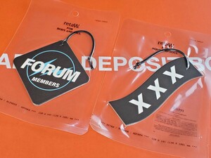 新品　retaW FRAGMENT FORUM MEMBERS　CAR TAG +　retaW GOD SELECTION XXX CAR TAG リトゥ　フラグメント　ゴッドセレクションXXX