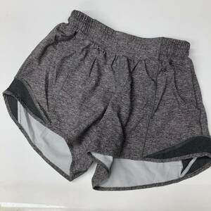 Lululemon ルルレモン ショートパンツ ショーツ 裏地付き グレー系 4サイズ